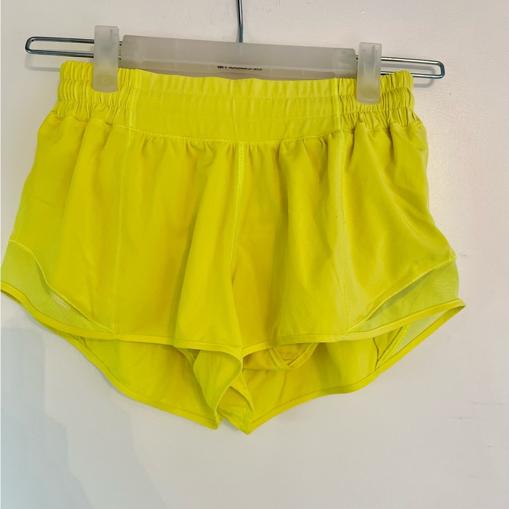 Lululemon Yellow Athletic Short